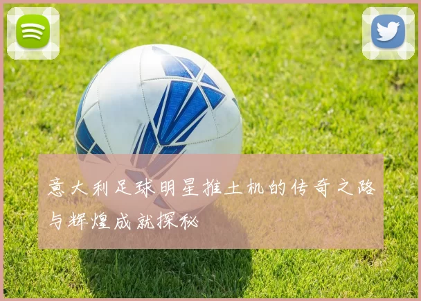 意大利足球明星推土机的传奇之路与辉煌成就探秘