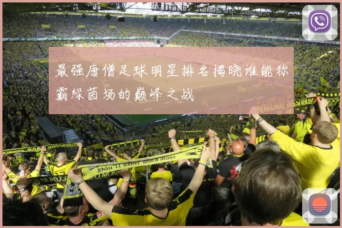 最强唐僧足球明星排名揭晓谁能称霸绿茵场的巅峰之战