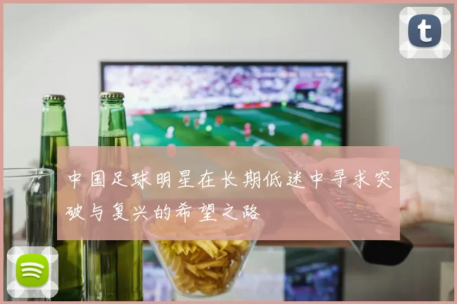 中国足球明星在长期低迷中寻求突破与复兴的希望之路